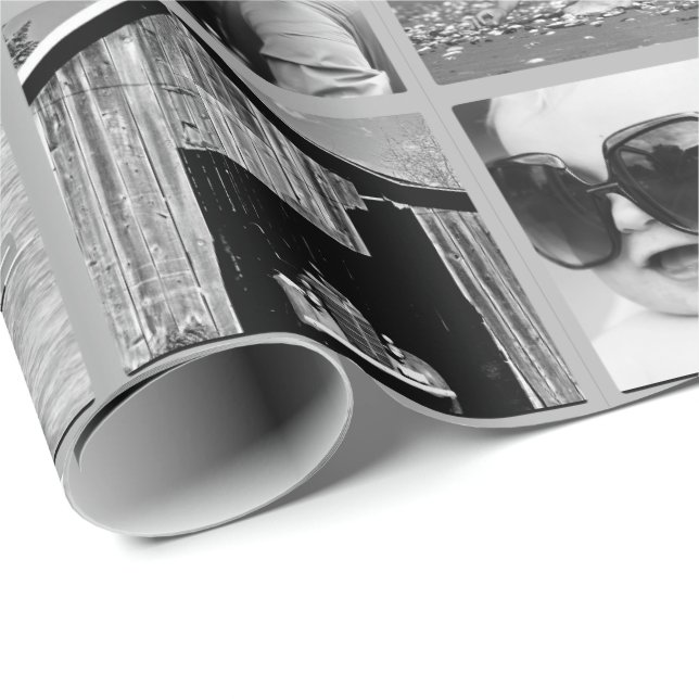 Crear-Su-Propio papel de regalo del collage (Esquina del rollo)