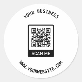 Crear su propio Pegatina de negocios de código QR