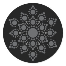 Crear su propio Pegatina de redondeo clásico de Ma