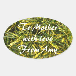 Crear su propio pegatina oval