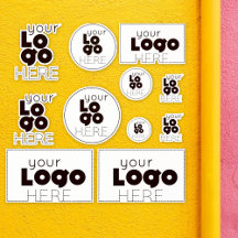 Crear su propio Personalizado Pegatinas de logotip