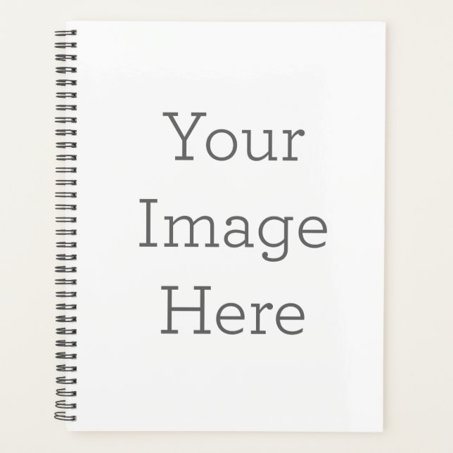 Estándar (21,6 cm x 27,9 cm), Dura Portada, Negro Agenda con espiral (Anverso)