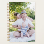Crear su propio planificador fotográfico | Persona<br><div class="desc">Planificador de personalizable con patrón floral acuático con foto personalizado. Sube tus propias fotos familiares u otras fotos. Perfecto como regalo.</div>