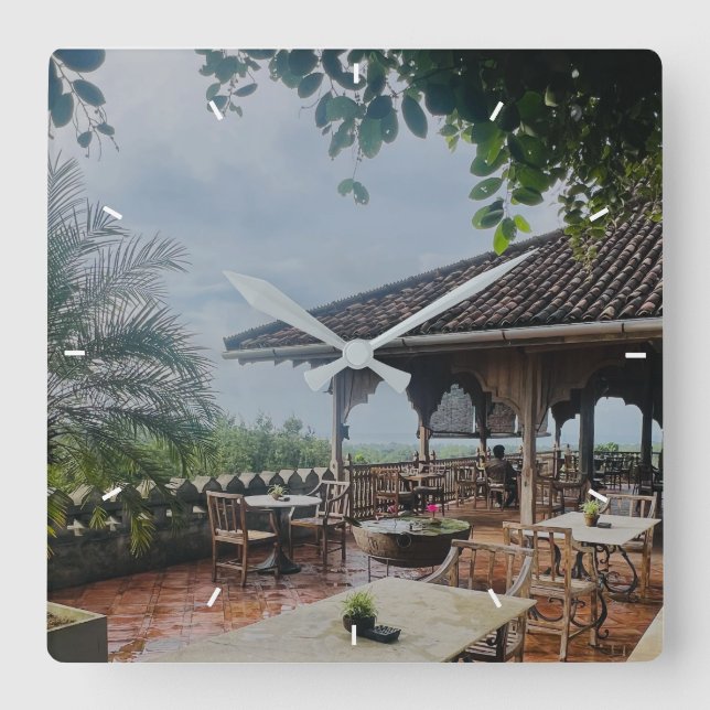 Crear su propio reloj de pared cuadrado (Anverso)