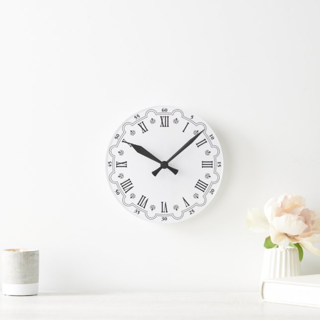 Crear su propio reloj de pared de 8" Personalizar (Hogar)