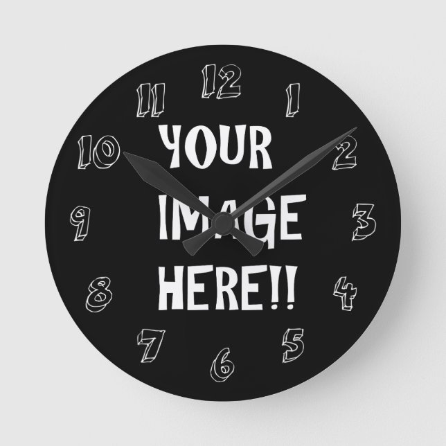 Crear su propio reloj de pared redondo acrílico (m (Anverso)