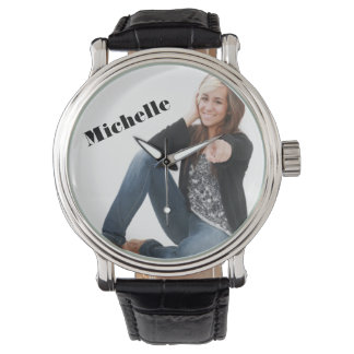 Crear su propio reloj de pulsera de cuero de época