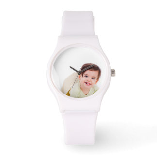 Crear su propio reloj deportivo blanco Personaliza