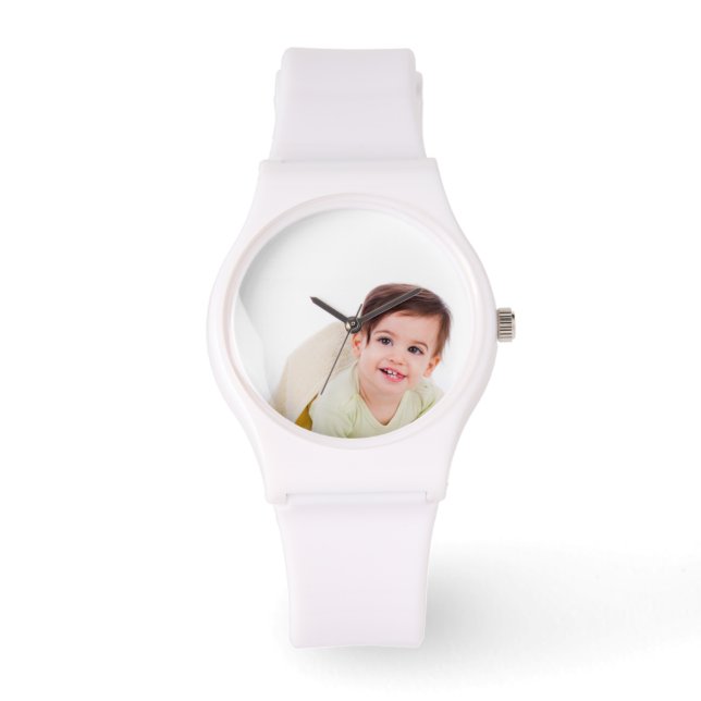 Crear su propio reloj deportivo blanco Personaliza (Anverso)