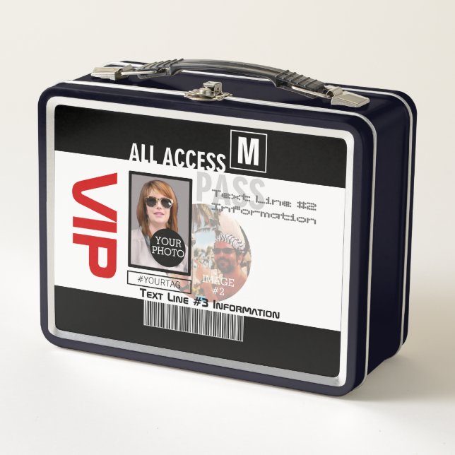 Crear su propio VIP Pass 8 maneras de personalizar (Anverso)