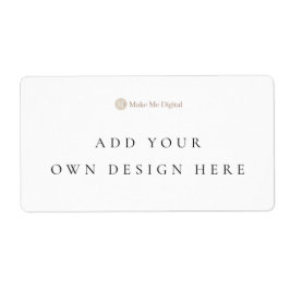 Crear sus propias etiquetas de envío