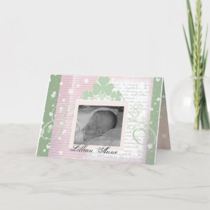 Crear sus propias Invitaciones irlandesas para beb