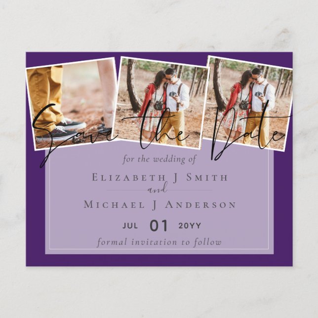 Crear sus propias tarjetas modernas para guardar l (Anverso)