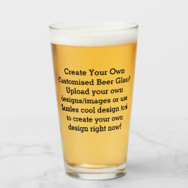 Crear sus propios anteojos de cerveza Personalizad