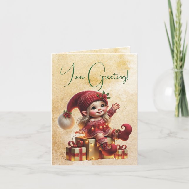 Crear sus propios regalos de Navidad de época (Anverso)