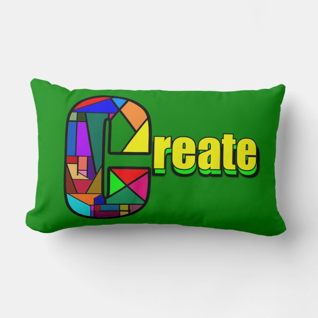 Crear tan grande almohada lumbar (Anverso)