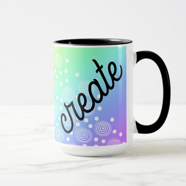 Crear taza de café arcoíris (Derecha)