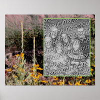 Crear tu propia foto frontera de arte Wildflowers