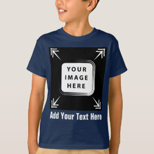 Crear tu propio camiseta para niños Añadir texto d