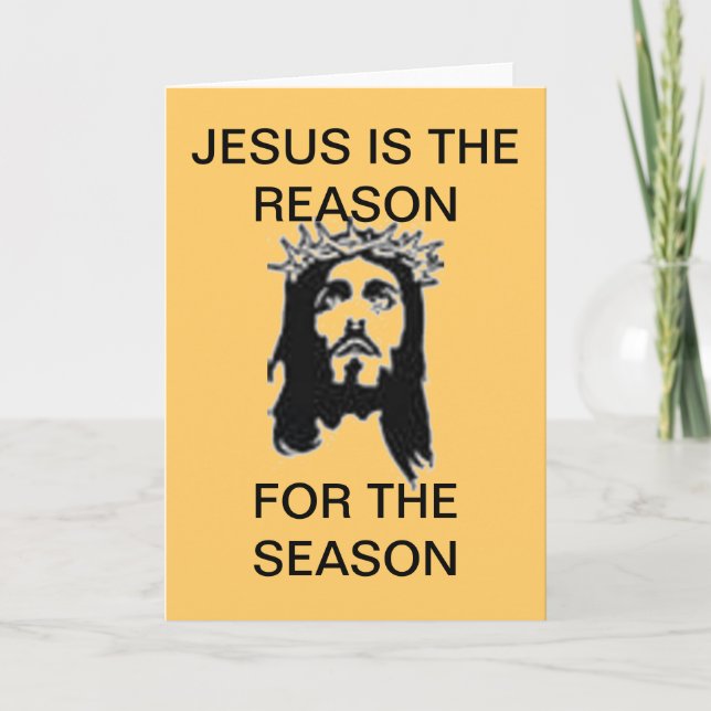 CREAR TU PROPIO JESÚS ES LA TARJETA DE RAZÓN (Anverso)