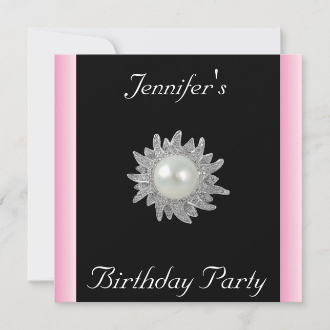 Crear tu propio negro con invitación a las joyas (Anverso)
