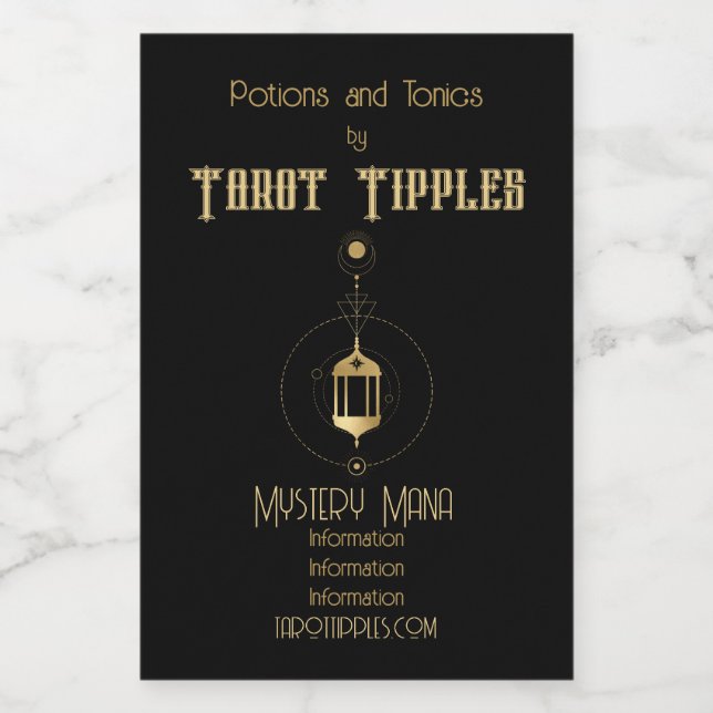 Crear tu propio tarot de orografía ermitaño (Etiqueta única)