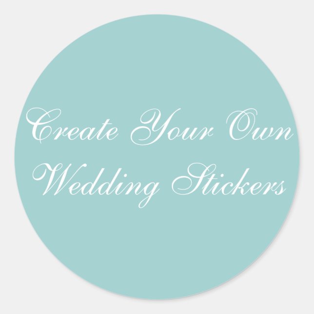 Crear tus propios Pegatinas favoritos de la boda a (Anverso)