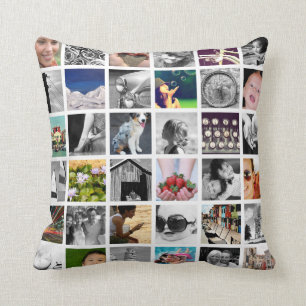 Crear un Cojín decorativo de 72 Collages de fotos