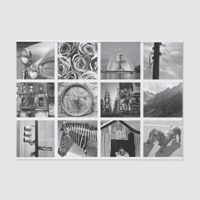 Crear un papel de tejidos de Collage de fotos prop (Anverso)