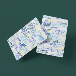 Crear una baraja de cartas de juego con tu propio