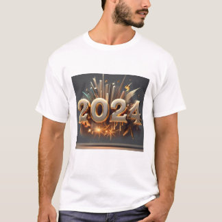 Crear una camiseta de Año Nuevo 2024 implica consi