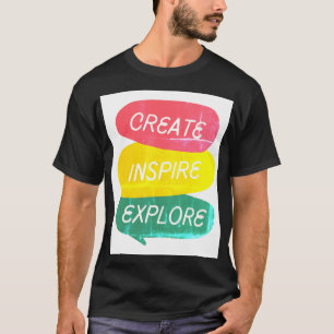 Crear una camiseta para explorar inspirar aventura