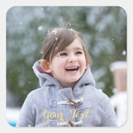 Crear una hoja de Pegatinas de fotos cuadradas de 