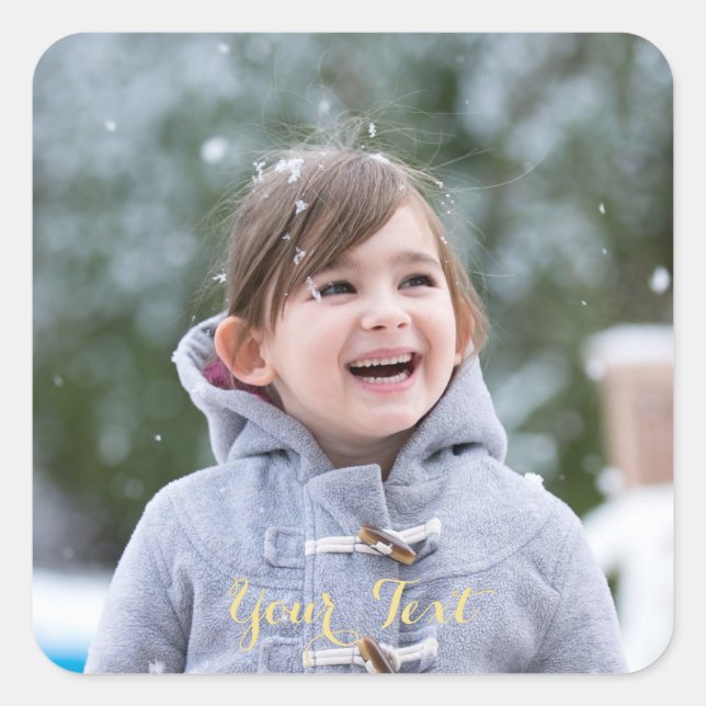 Crear una hoja de Pegatinas de fotos cuadradas de  (Anverso)