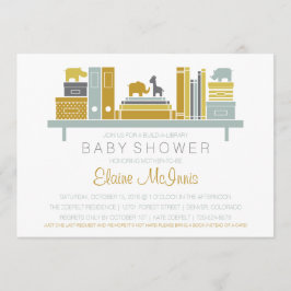 Crear una invitación de Baby Shower a una bibliote