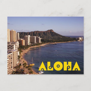 Crear una postal de fotos de vacaciones en Hawái