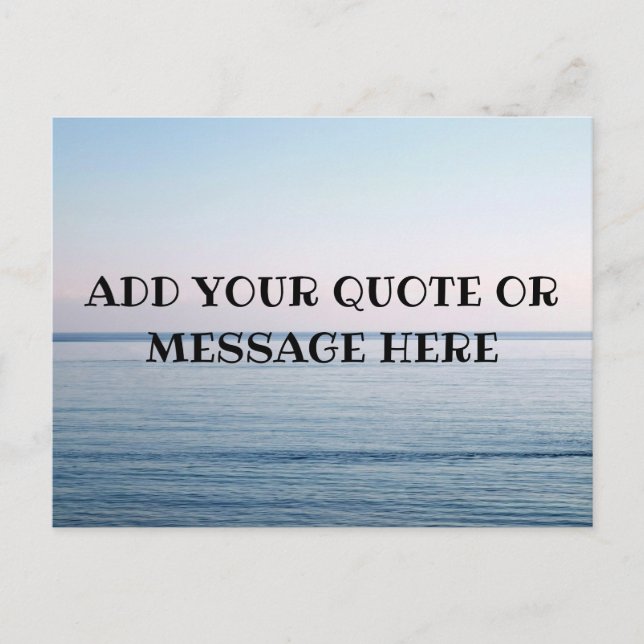 Crear una postal propia (Anverso)