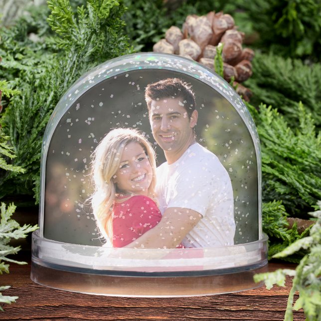 Create Custom Personalized Couple Photo Snow Globe (Create Custom Personalized Couple Photo Snow Globe)