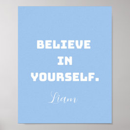 Créate en ti mismo, arte mural Motivador para los 