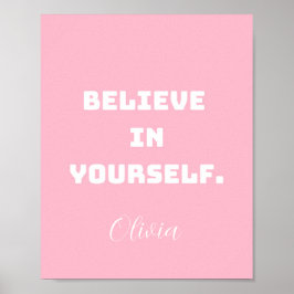 Créate en ti mismo, arte mural Motivador para los 