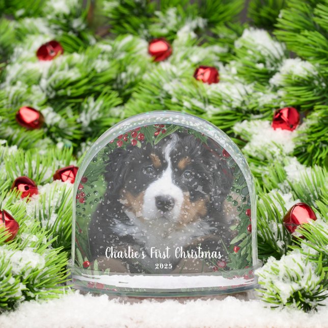 Create your Dog's First Christmas photo  (Navidad)