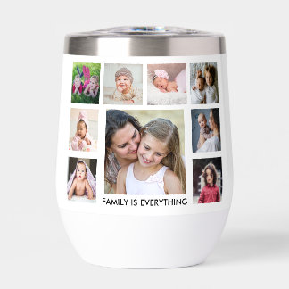 Create Your Own 18 Photo Collage Family Quote Name