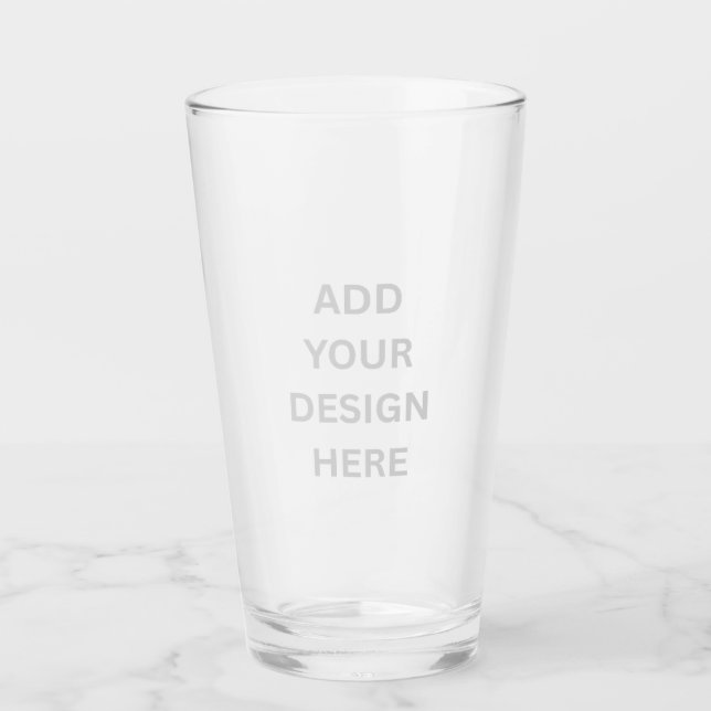 Create Your Own Custom Design 16oz Glass Tumbler (Anverso)