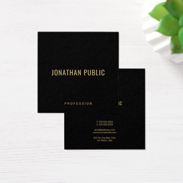 Create Your Own Elegant Template Black Gold (Escritorio)