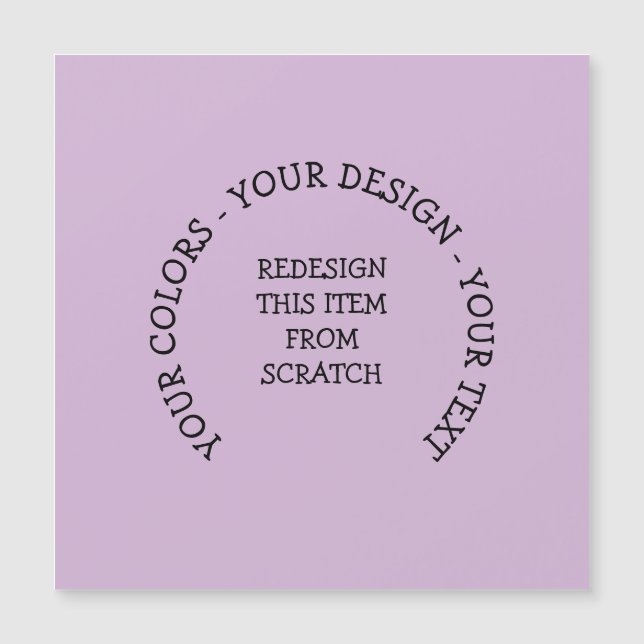 Create Your Own Magnetic Card (Anverso)