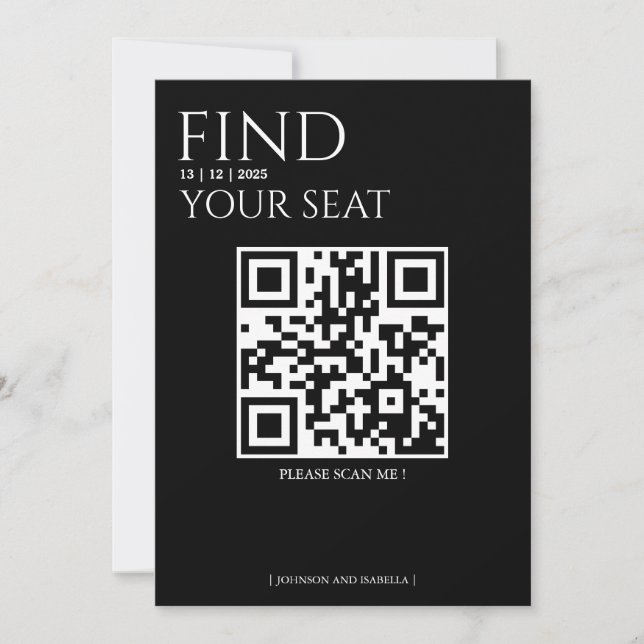 Create your own QR Code Seating Chart (Anverso)