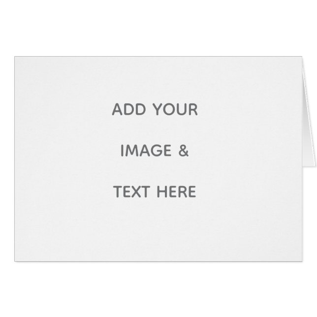 Create Your Own white  (Anverso (Horizontal))