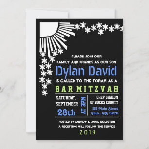 CREATION Bar Bat Mitzvah Invitación