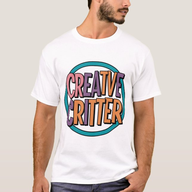 👕 🎭 creativa camiseta de los hombres de cristale (Anverso)