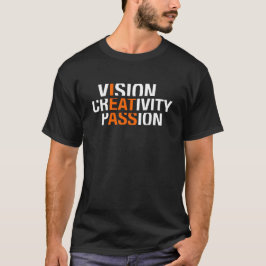 creativa visión pasión camiseta